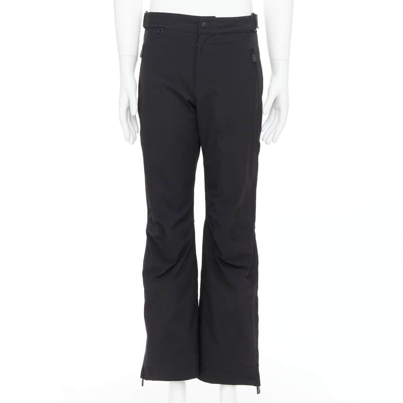 Moncler Pantaloni Da Sci Black Fair condition - Front View