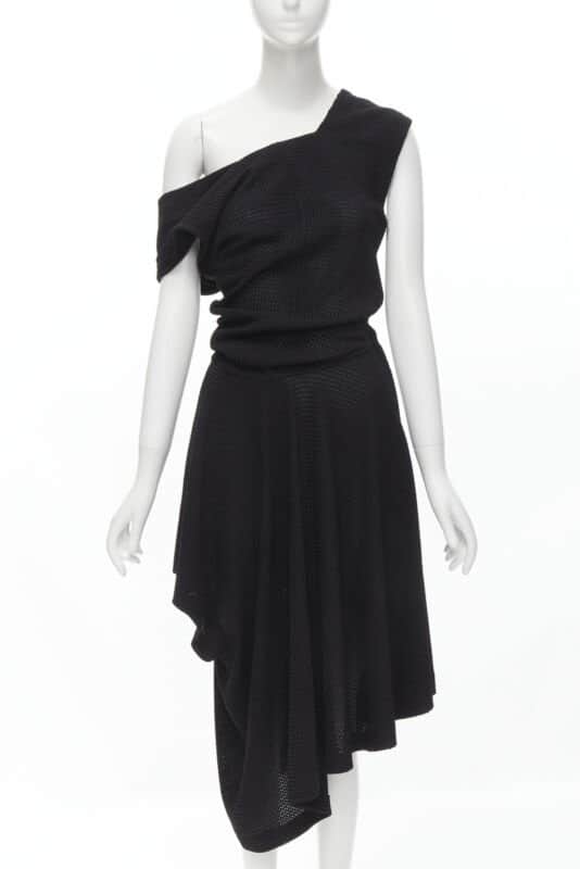 Comme Des Garcons Handkerchief Dress Black Polyester Never worn - Front View