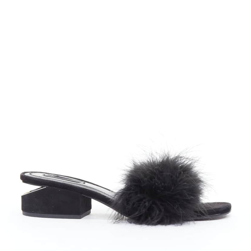 Alexander Wang Lou Black Fur Very good condition - Front View