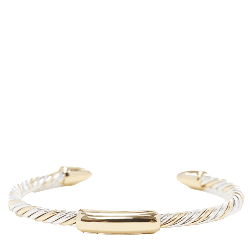 Bvlgari Yellow White Gold Twist Gold Good condition - Front View