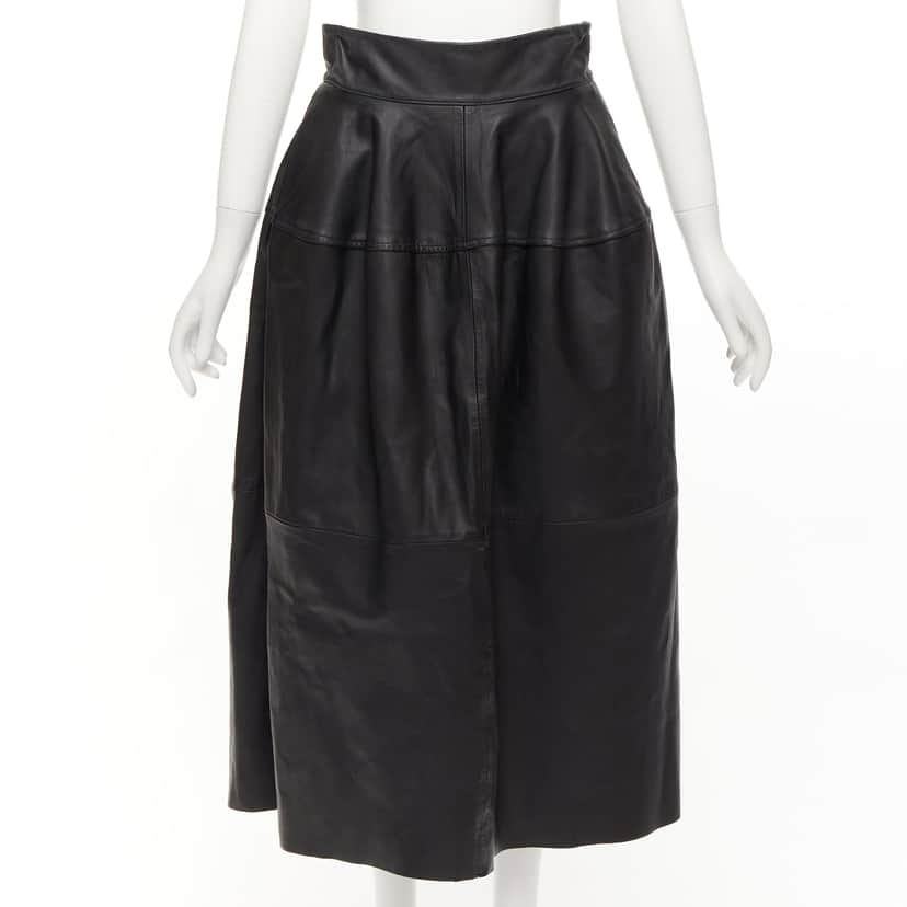 Maticevski Tavolara Black Leather Fair condition - Front View