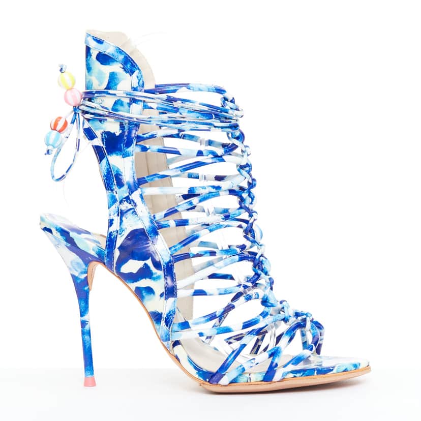 Sophia Webster Lacey Oceana Cage MultiColor Leather Very good condition - Front View