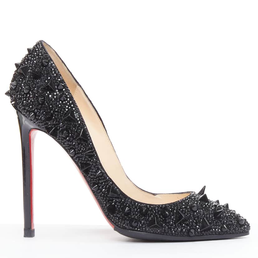 Christian Louboutin Pigalili Potpourri 120 Black Fair condition - Front View