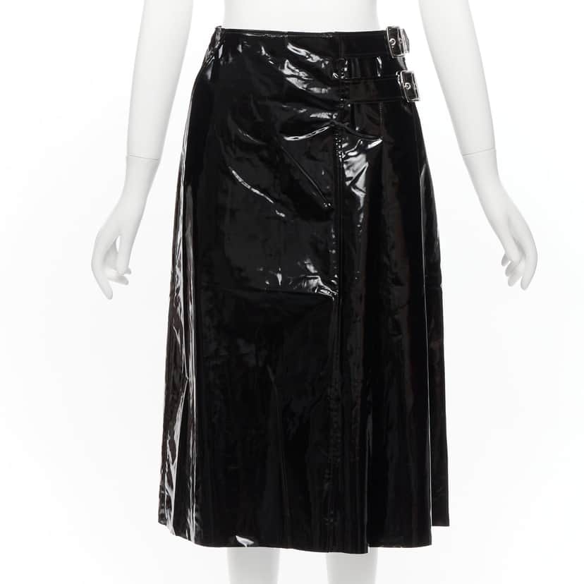Gucci Punk Kilt Skirt Black Cotton Very good condition - Front View
