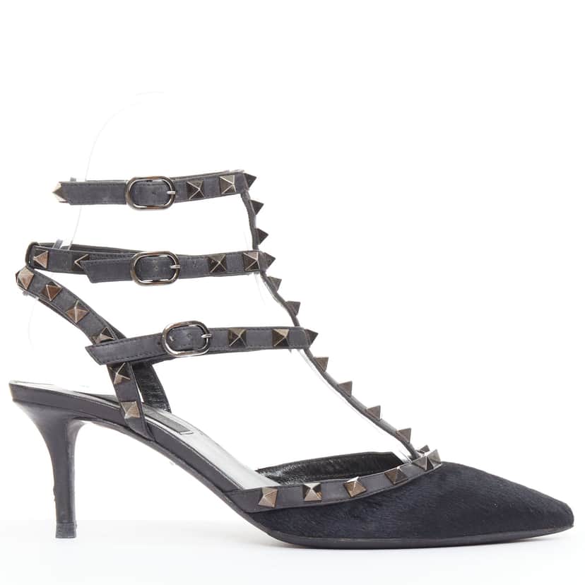 Valentino Rockstud Noir Black Good condition - Front View