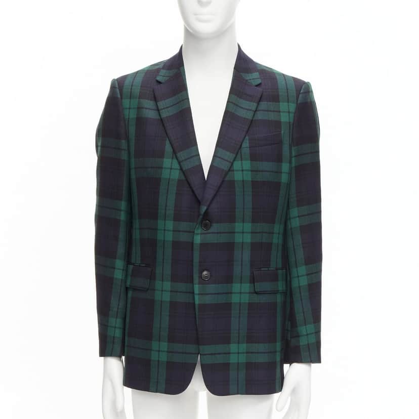 Valentino Garavani Preppy School Blazer Blue Wool Never worn - Front View