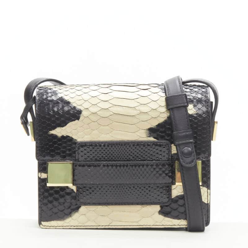 Delvaux Cagole XS Bag Black Leather Very good condition - Front View
