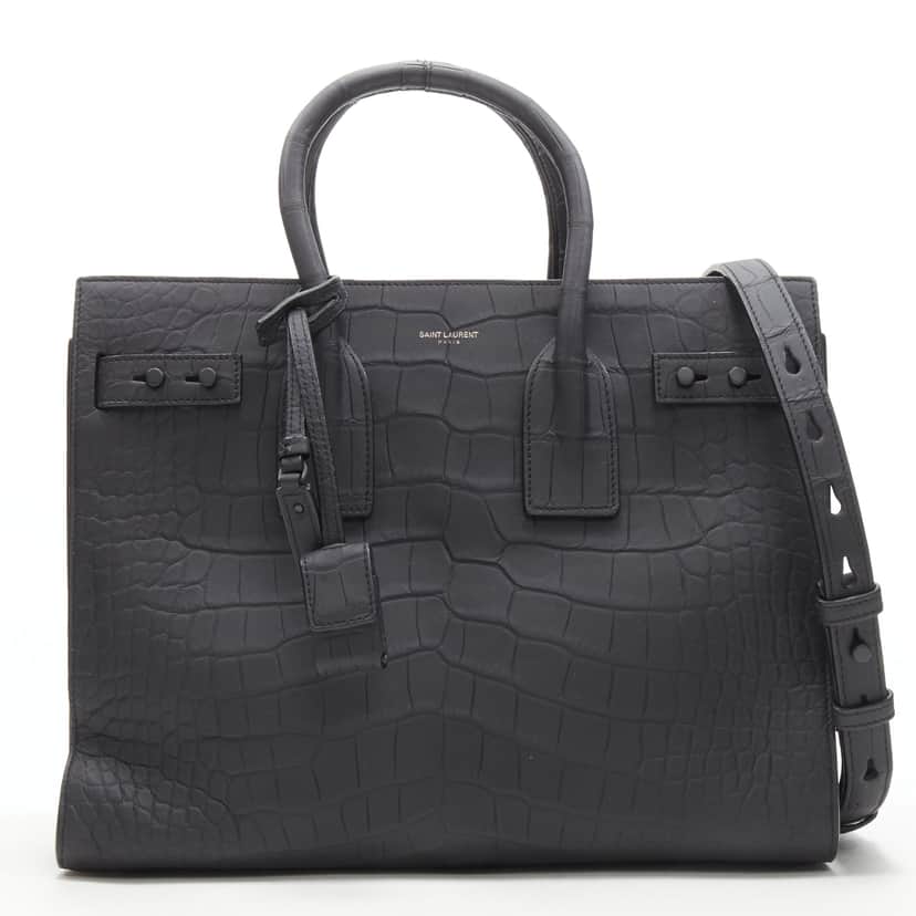 Saint Laurent Sac De Jour Small Black Leather Never worn - Front View