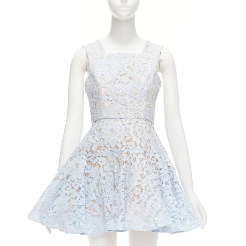 Alex Perry Kea Blue Cotton Good condition - Front View