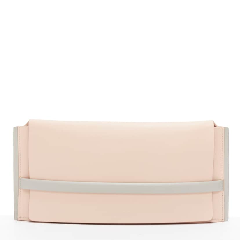 Jil Sander Gold Stud Wristlet Pink Leather Very good condition - Front View