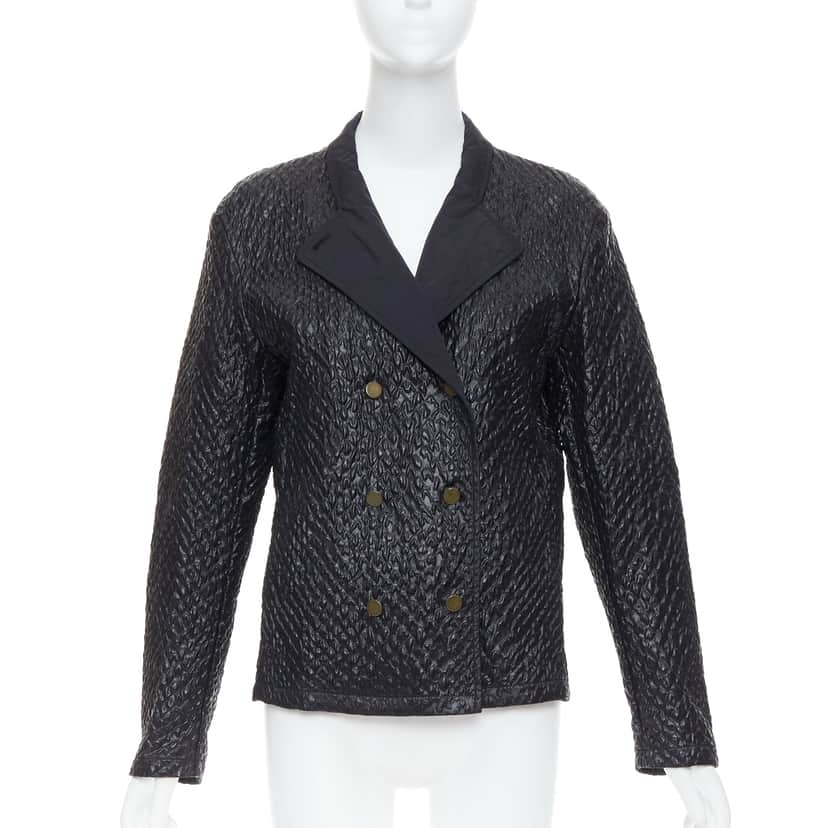 Lanvin Black Cropped Jacket Black Very good condition - Front View