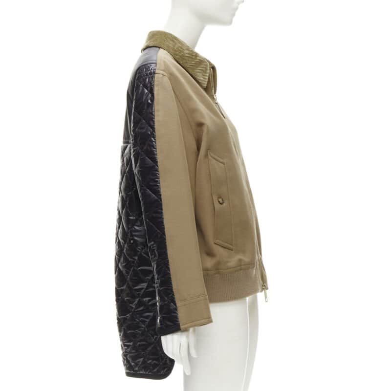 Burberry Biscuit Nylon Jacket Beige Cotton Never worn, with tag - Front View