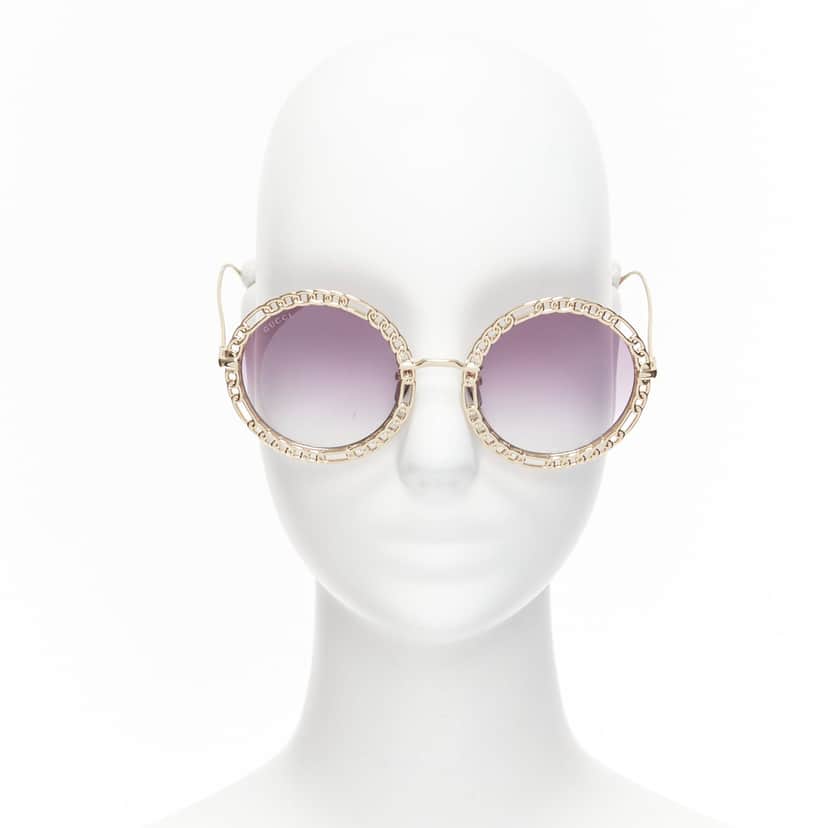 Gucci GG1113S Gold Metal Never worn - Front View