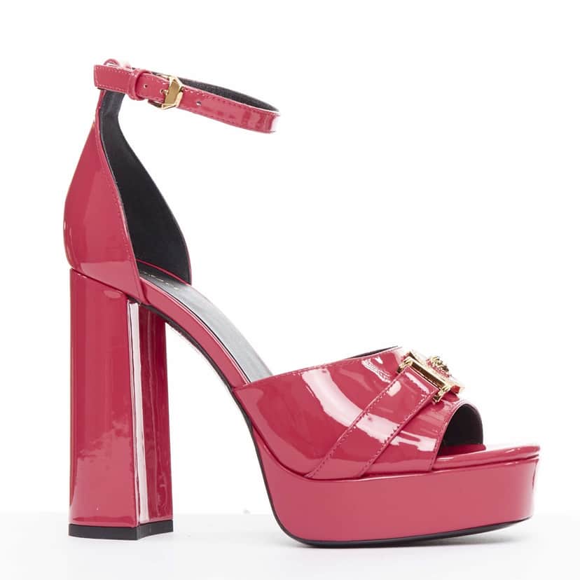Versace Tribute Pink Sandals Pink Never worn - Front View