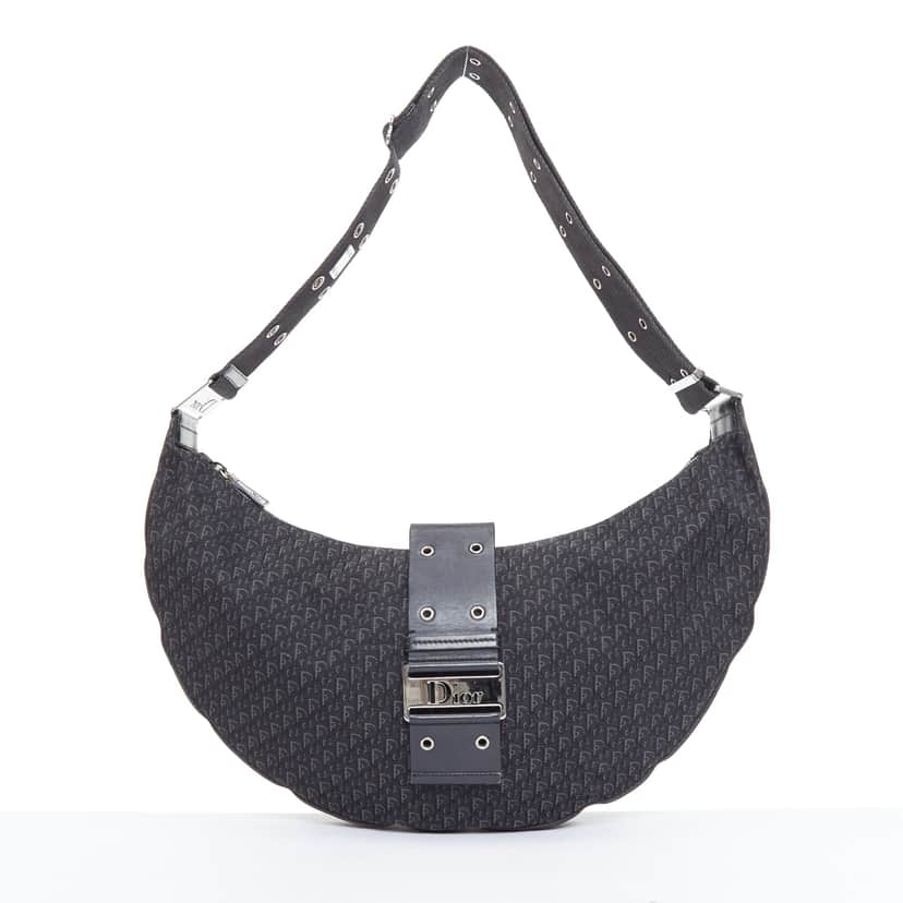 Christian Dior Diorissimo Hobo Bag Black Good condition - Front View