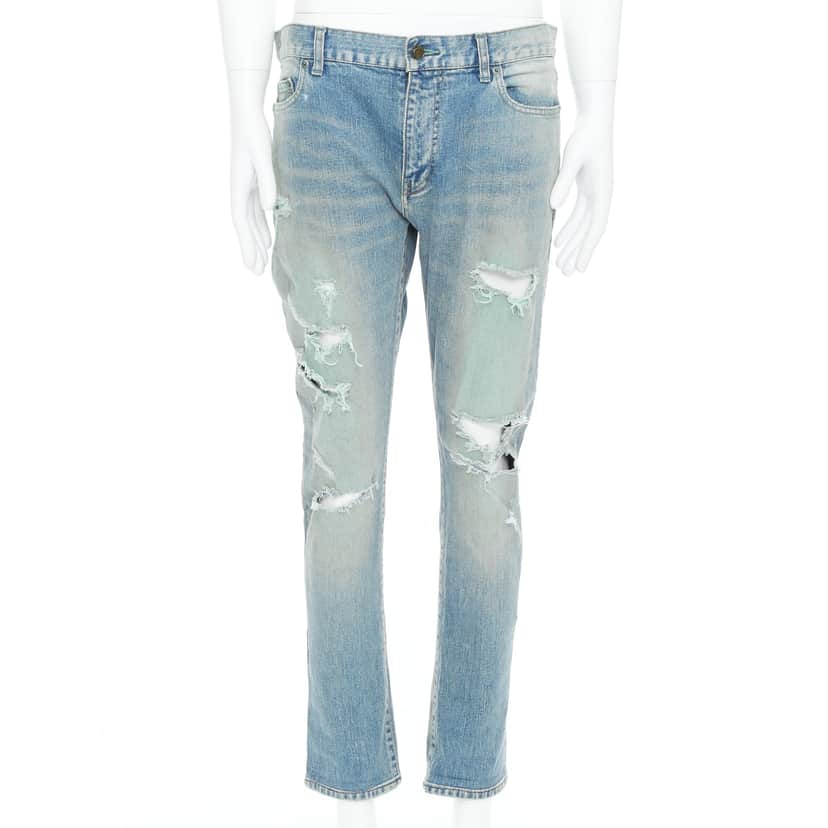 Saint Laurent D02 M/SK UW Blue Cotton Good condition - Front View