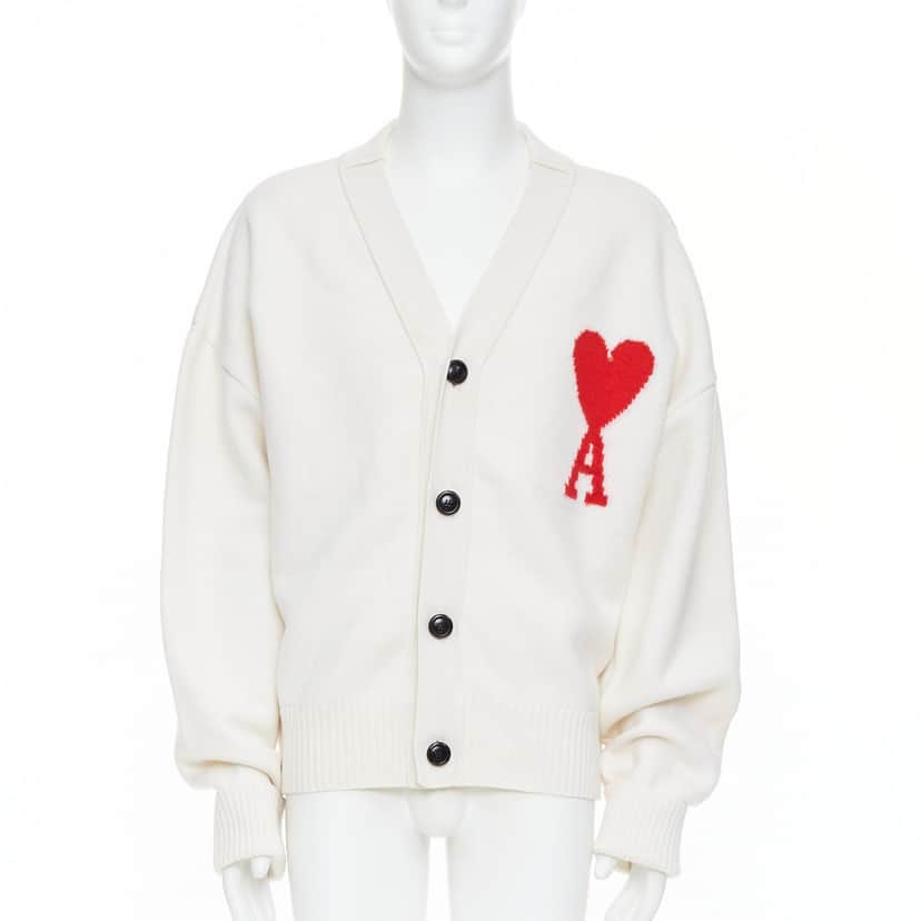Ami Ami De Coeur Ecru Wool Very good condition - Front View