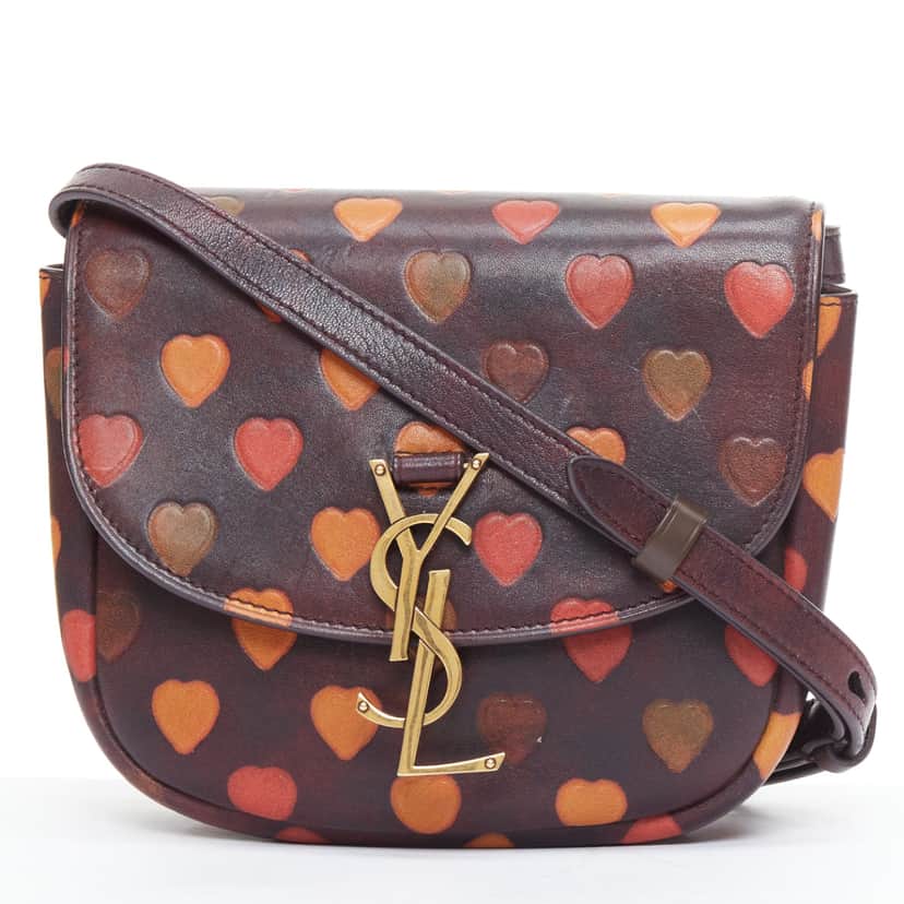 Saint Laurent Kaia Brown Leather Good condition - Front View