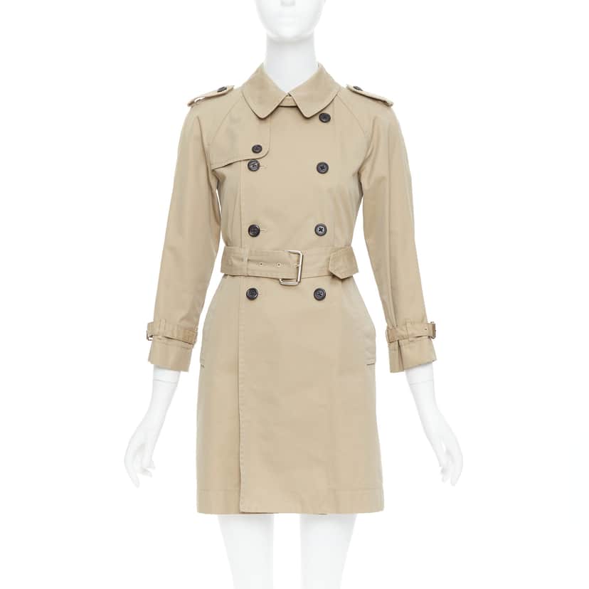 Marc Jacobs Beige Trench Coat Beige Cotton Very good condition - Front View