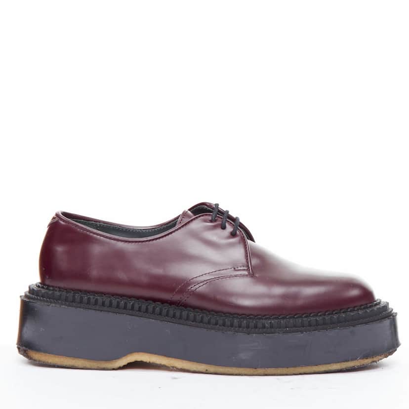 Undercover Derby Burgundy Leather Fair condition - Front View