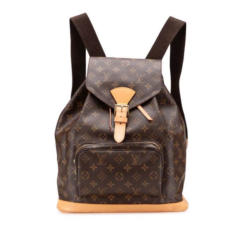 Louis Vuitton Monogram Montsouris GM Brown Canvas Good condition - Front View