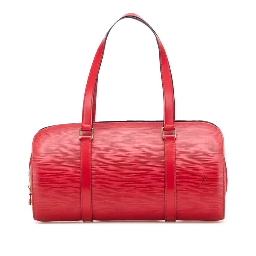 Louis Vuitton Epi Soufflot Red Leather Good condition - Front View