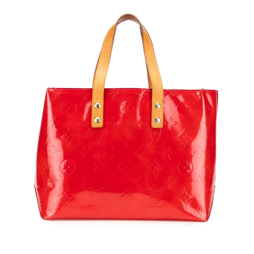 Louis Vuitton Monogram Vernis Reade PM Red Leather Good condition - Front View