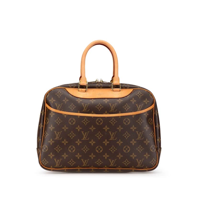 Louis Vuitton Monogram Deauville Brown Canvas Good condition - Front View
