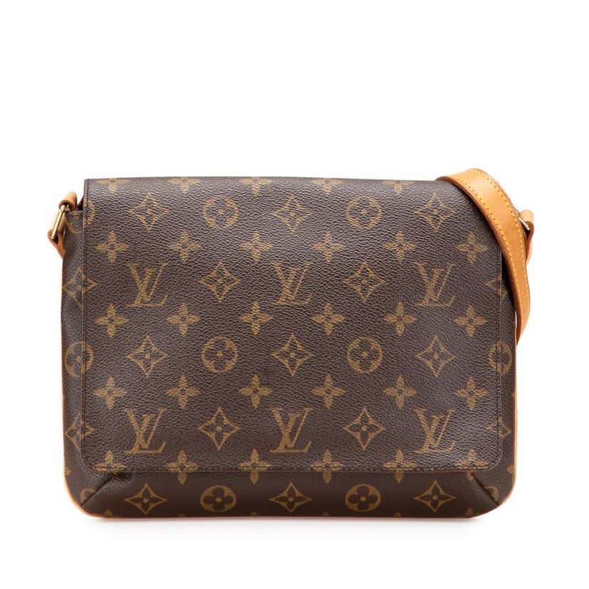 Louis Vuitton Monogram Musette Tango Long Strap Brown Canvas Good condition - Front View