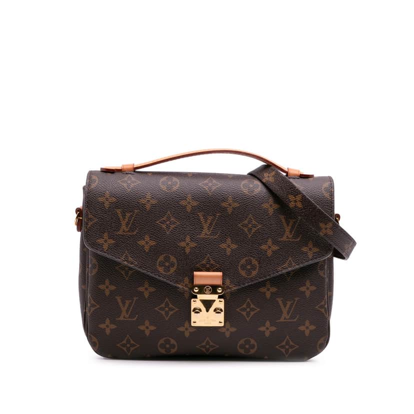 Louis Vuitton Monogram Pochette Metis Brown Canvas Good condition - Front View