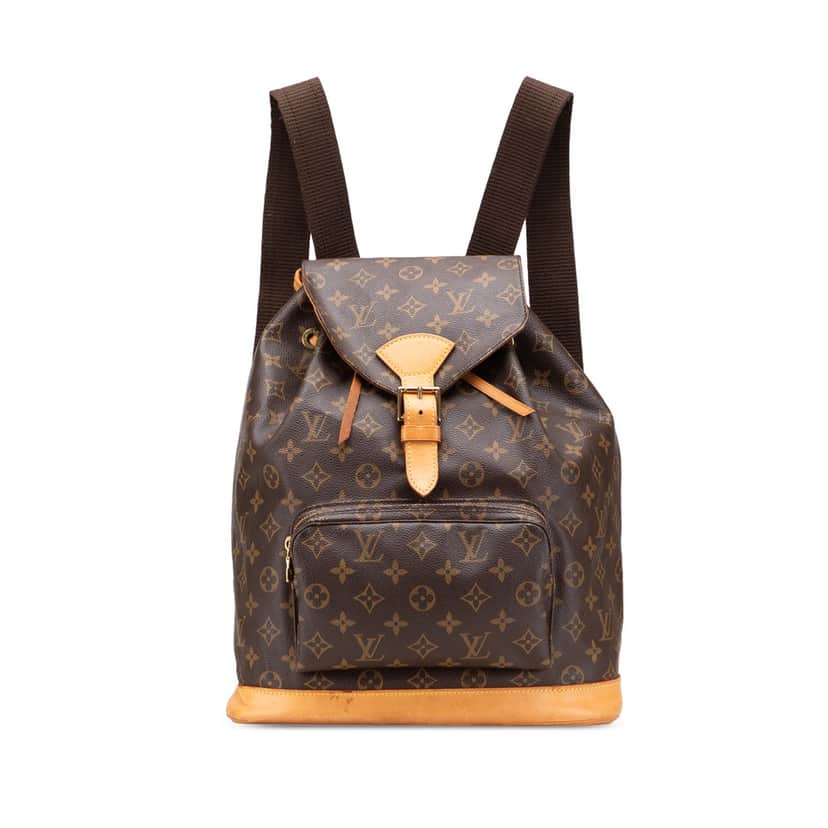Louis Vuitton Monogram Montsouris GM Brown Canvas Good condition - Front View