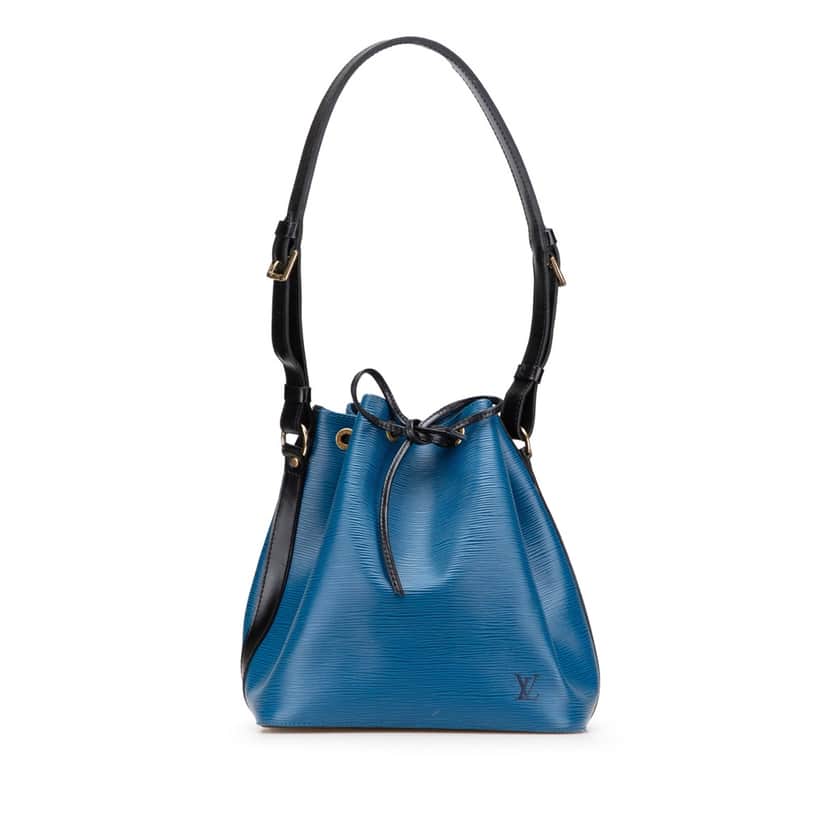 Louis Vuitton Epi Petit Bicolor Noe Blue Leather Good condition - Front View