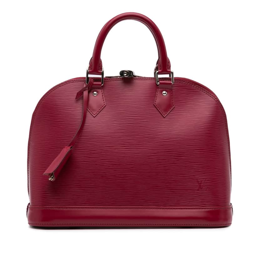 Louis Vuitton Epi Alma PM Red Leather Good condition - Front View