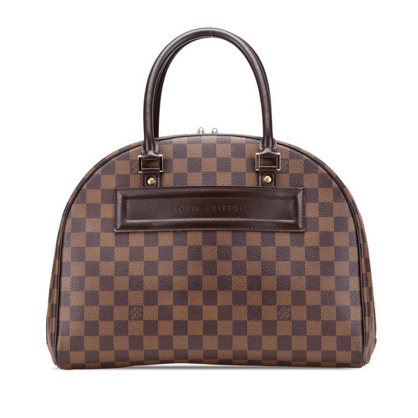 Louis Vuitton Damier Ebene Nolita Brown Canvas Good condition - Front View