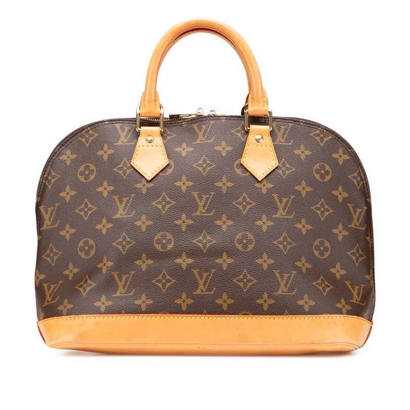 Louis Vuitton Monogram Alma PM Brown Canvas Good condition - Front View
