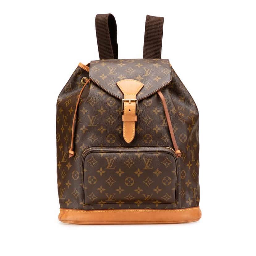 Louis Vuitton Monogram Montsouris GM Brown Canvas Good condition - Front View