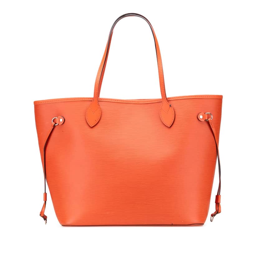 Louis Vuitton Epi Neverfull MM Orange Leather Good condition - Front View