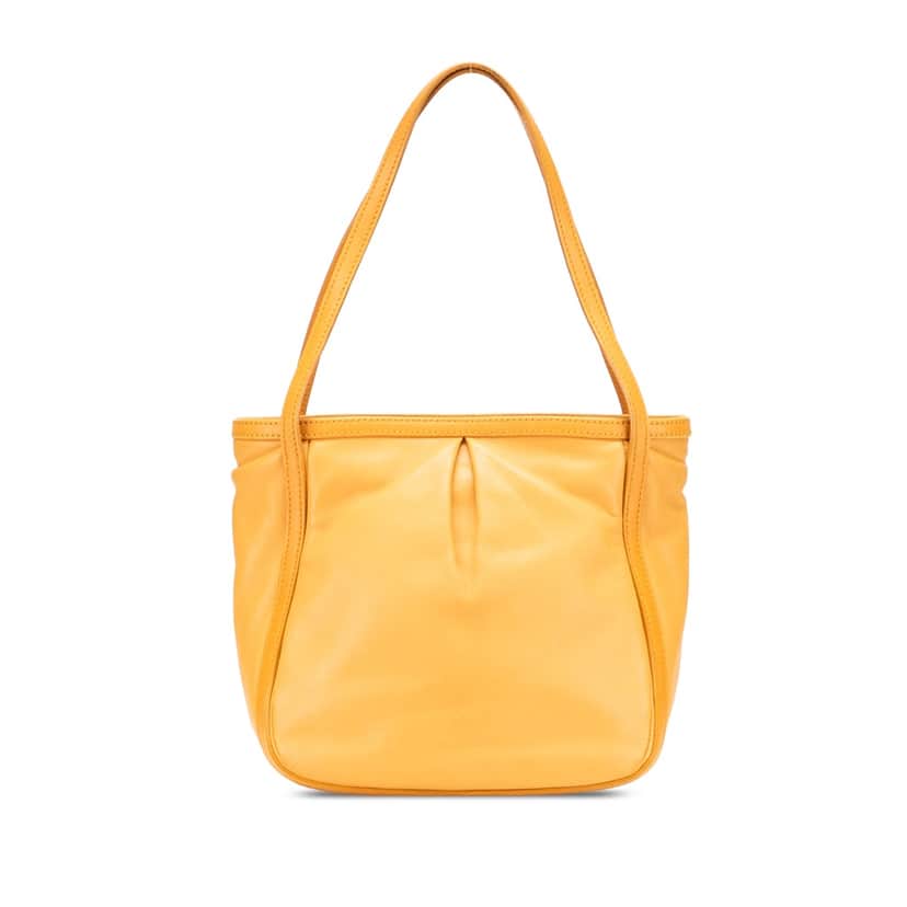 Loewe Nappa Handbag Yellow Leather Very good condition - Front View