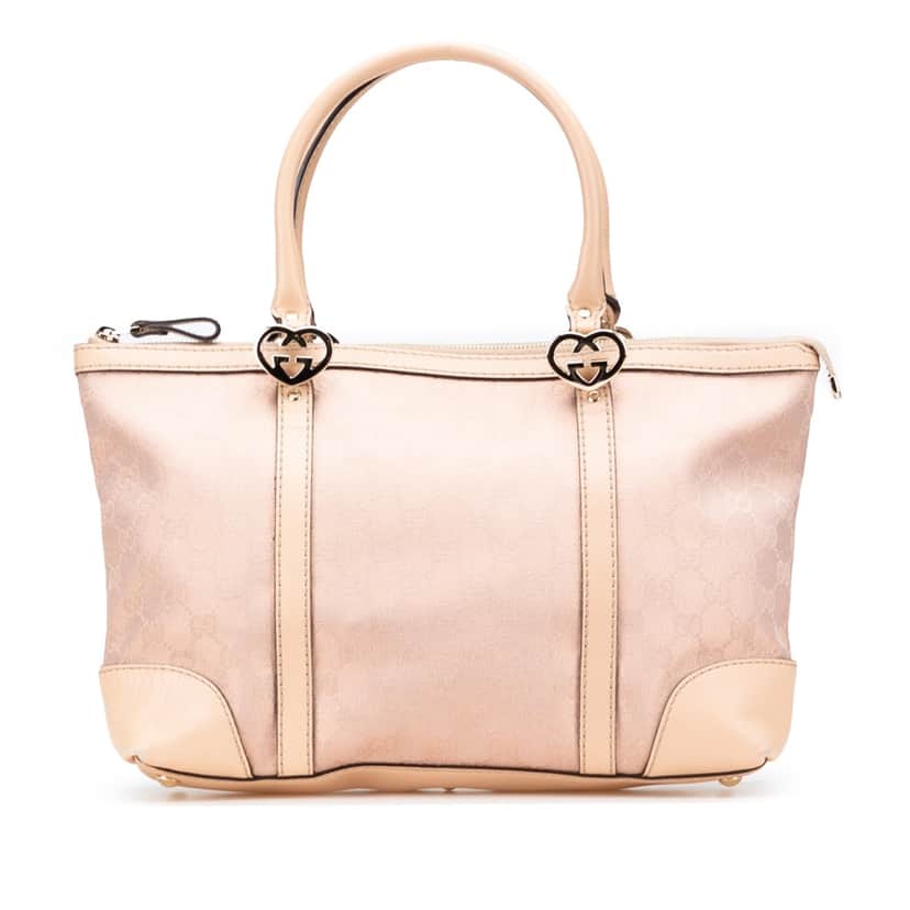 Gucci GG Canvas Lovely Tote Pink Good condition - Front View