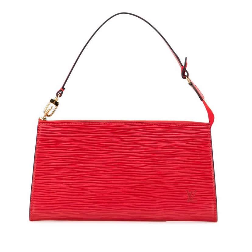 Louis Vuitton Epi Pochette Accessoires Red Leather Good condition - Front View