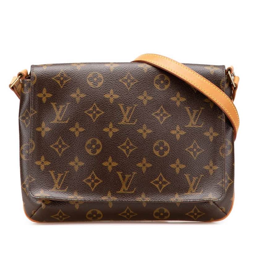 Louis Vuitton Monogram Musette Tango Long Strap Brown Canvas Good condition - Front View