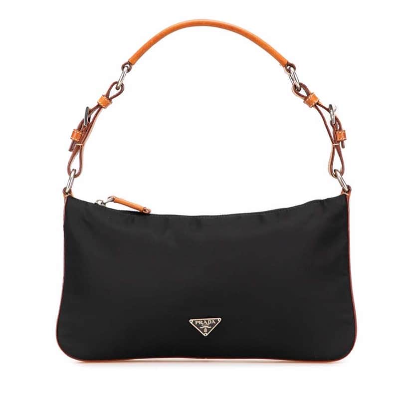 Prada Tessuto Shoulder Bag Black Good condition - Front View