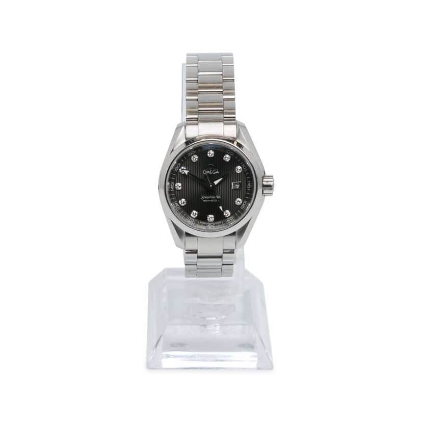 Omega Seamaster Aqua Terra 150M Quartz 30MM Watch Silver Stainless steel Good condition - Front View