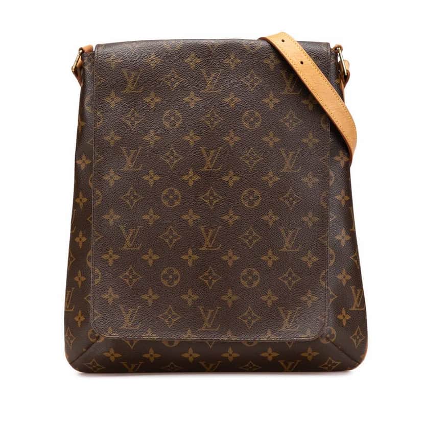 Louis Vuitton Monogram Musette Salsa GM Brown Canvas Good condition - Front View