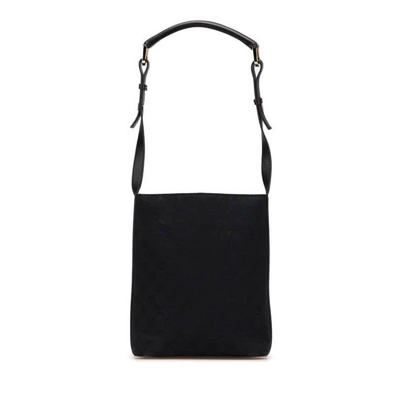 Gucci GG Canvas Shoulder Bag Blue Very good condition - Front View