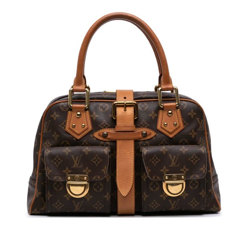 Louis Vuitton Monogram Manhattan GM Brown Canvas Good condition - Front View