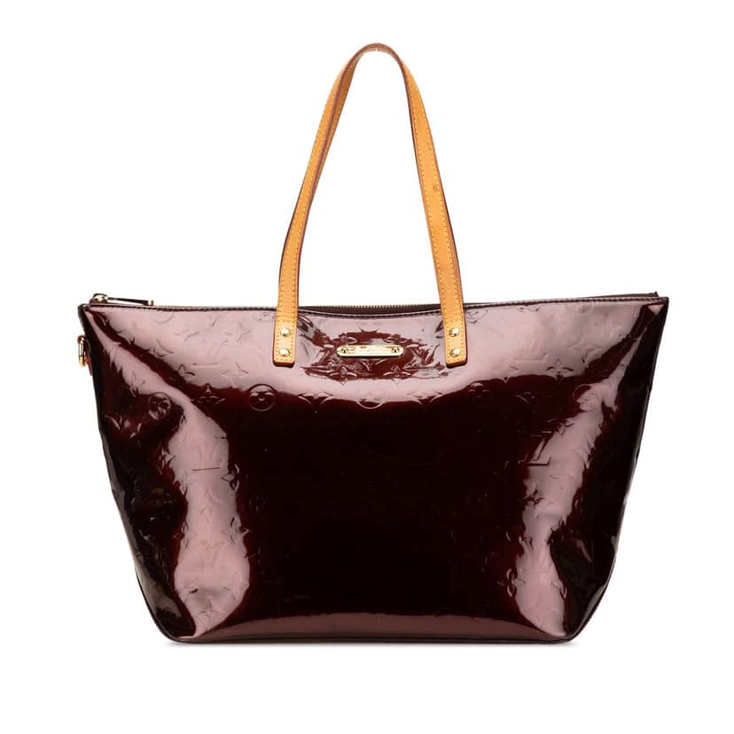 Louis Vuitton Monogram Vernis Bellevue GM Purple Leather Good condition - Front View