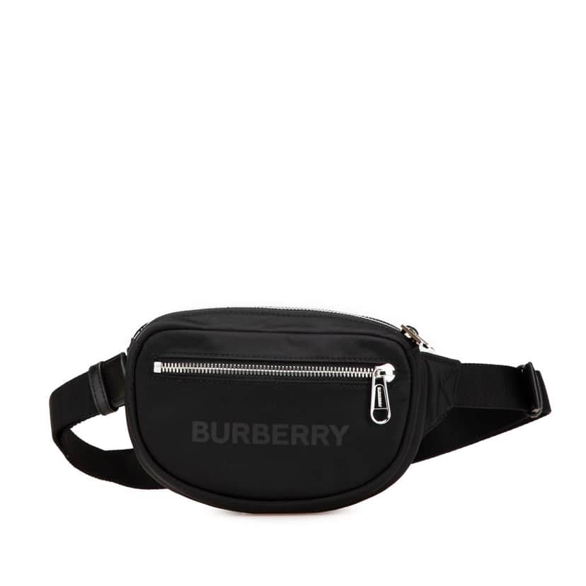 Burberry Econyl Logo Cannon Bum Bag Black Good condition - Front View