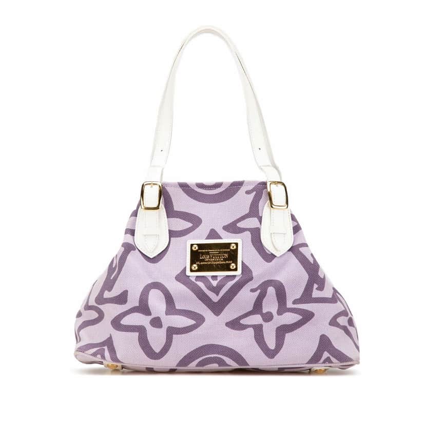 Louis Vuitton Monogram Tahitienne Cabas PM Purple Canvas Good condition - Front View