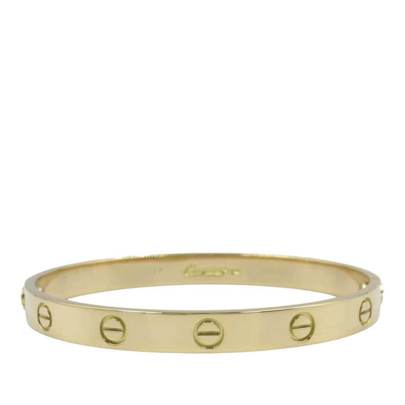 Cartier 18K Yellow Gold Classic Love Bracelet Gold Gold Good condition - Front View